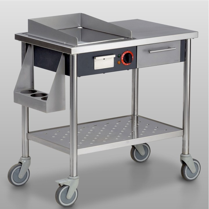 Electric mobile Teppanyaki - Model NETY 2.7 CART