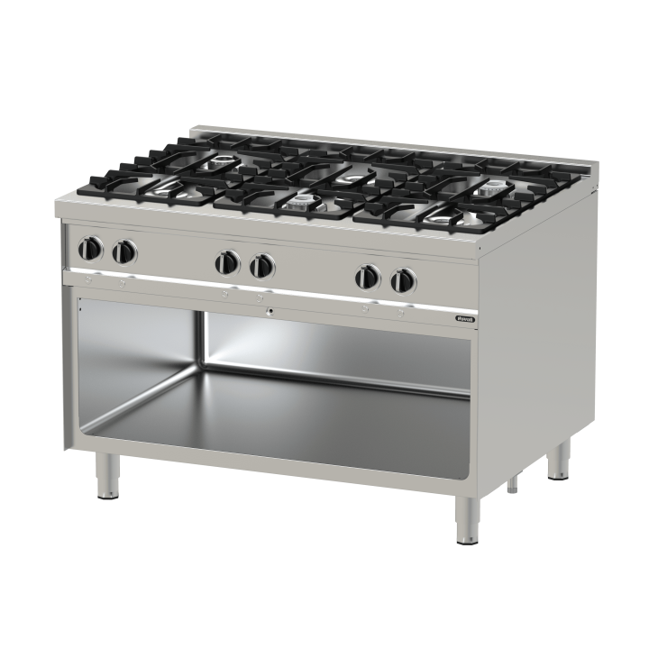 Gas open burners – SERIE 900 Model NGTR 12-90