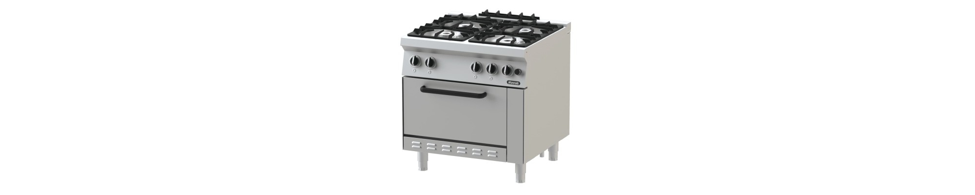 GAS OPEN BURNERS – OVEN – SERIE 750