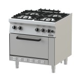 GAS OPEN BURNERS – OVEN – SERIE 750