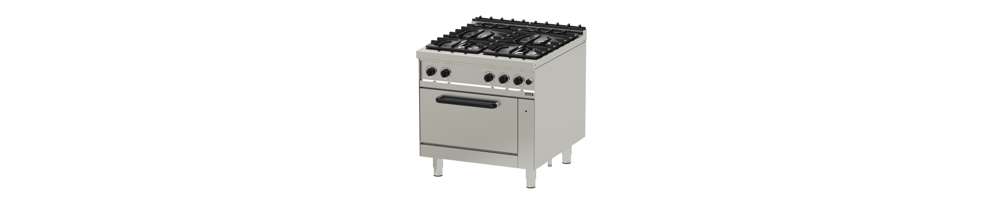 GAS OPEN BURNERS – OVEN – SERIE 900